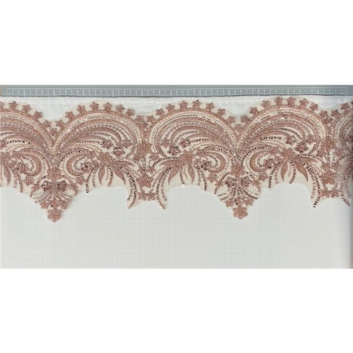 BORDO RICAMATO 30455-1B-NT52 PINK GOLD