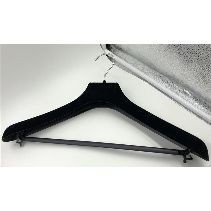 APPENDINI FLOCCATO/42cm.C/ASTA col NERO